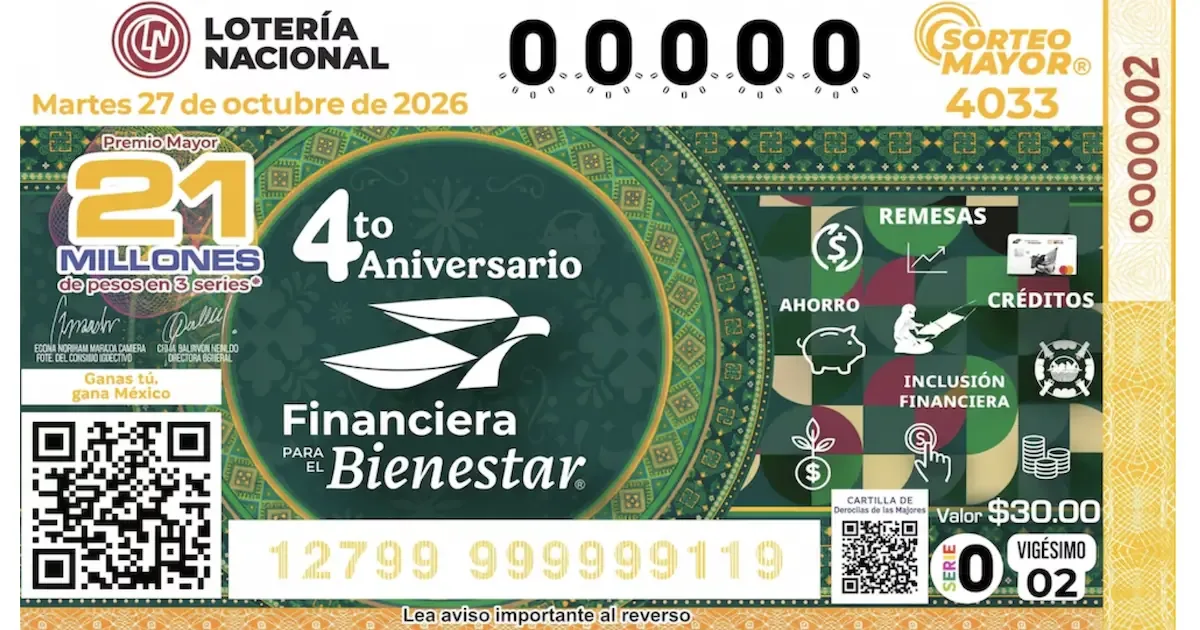 El Sorteo Mayor 4028 otorgó importantes premios y reintegros a los participantes en este sorteo.