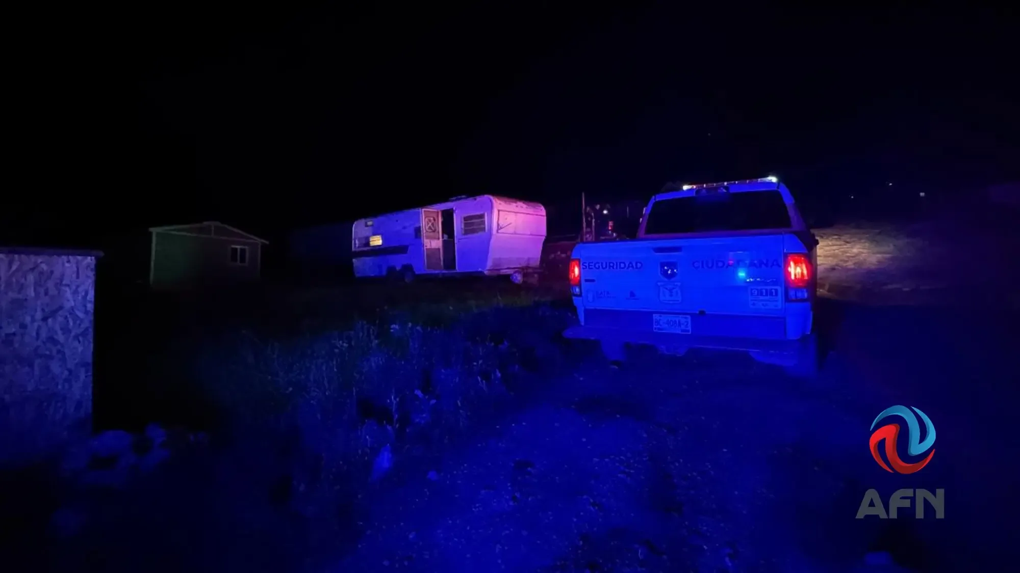Lugar del asesinato en Maneadero, donde una vida fue perdida trágicamente.