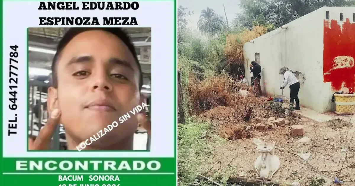 El hallazgo se realizó en una fosa clandestina en Sonora, donde también se encontraron más restos.