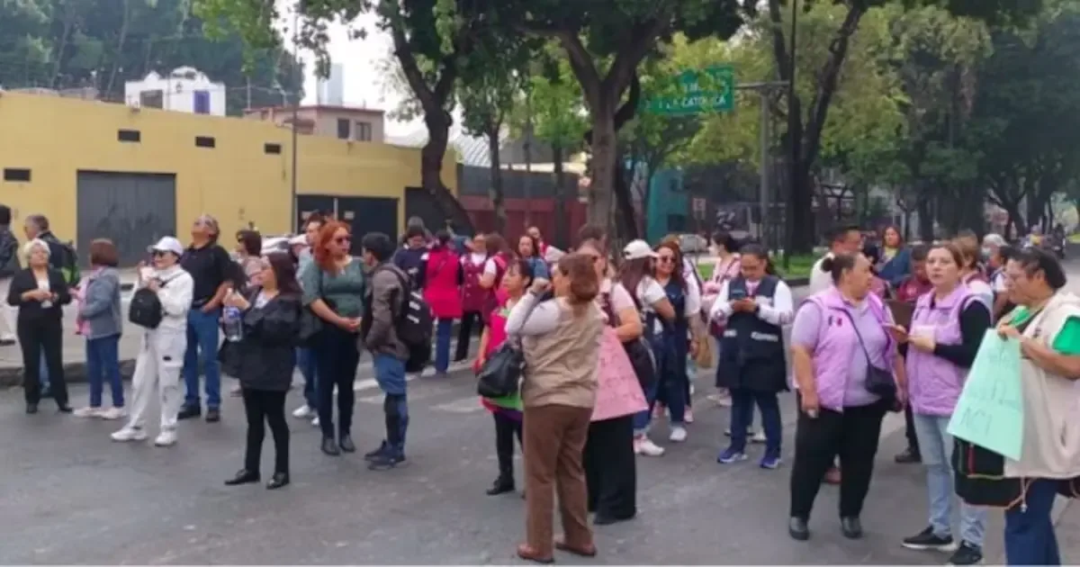 La manifestación afecta la circulación en varias alcaldías de la capital mexicana.