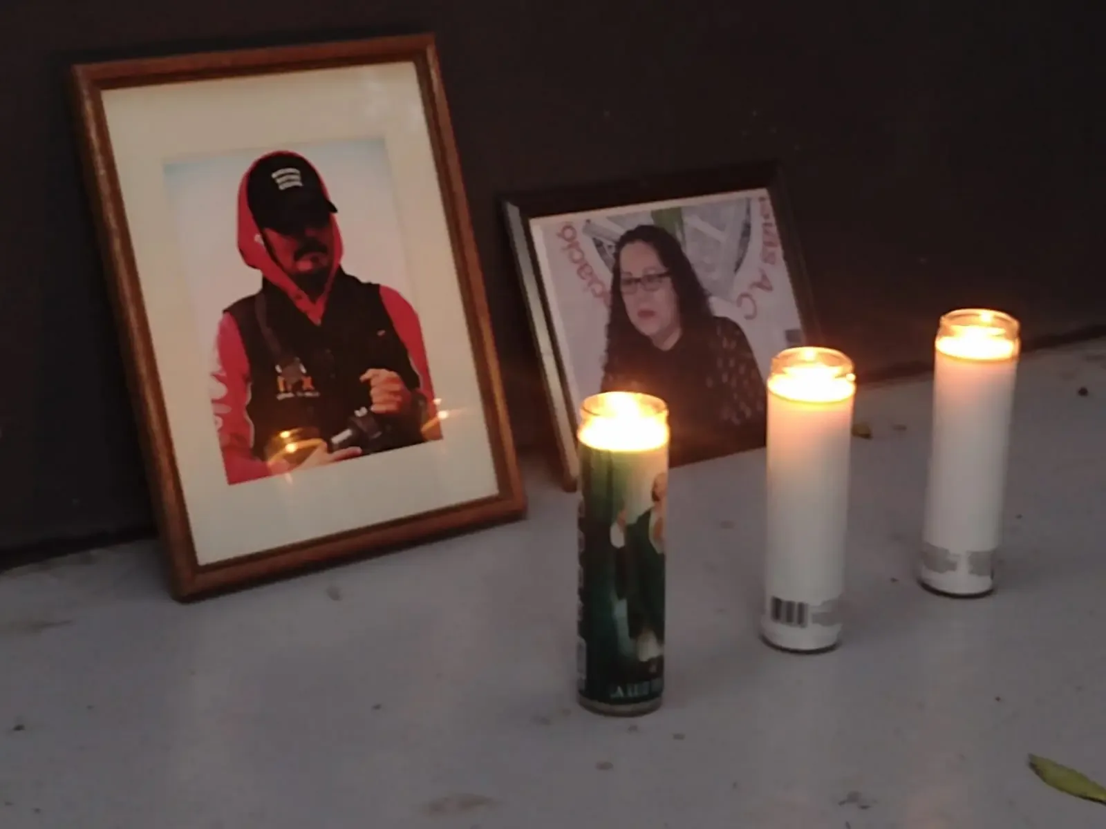 Manifestación de periodistas exigiendo justicia por Lourdes y Margarito.