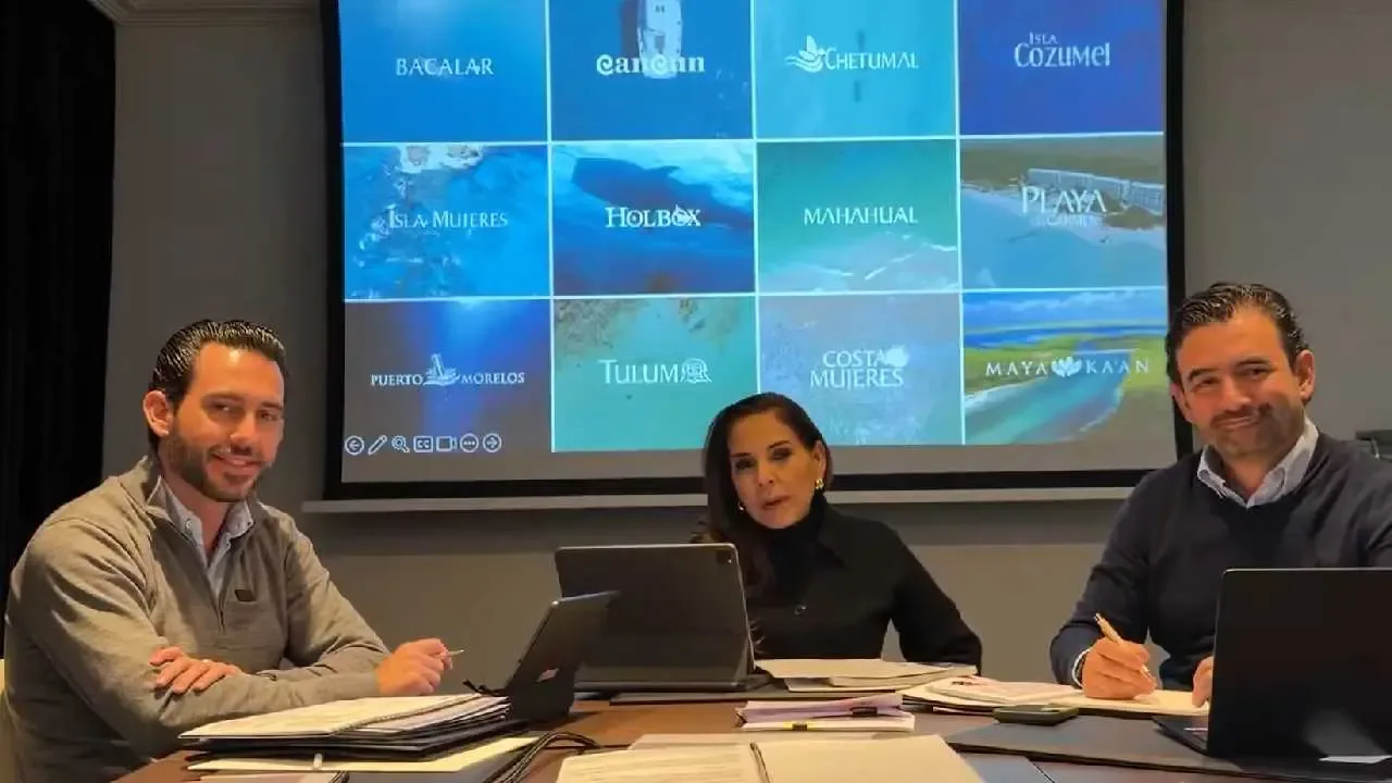 Mara Lezama Espinosa durante su llegada a Madrid para FITUR 2026.