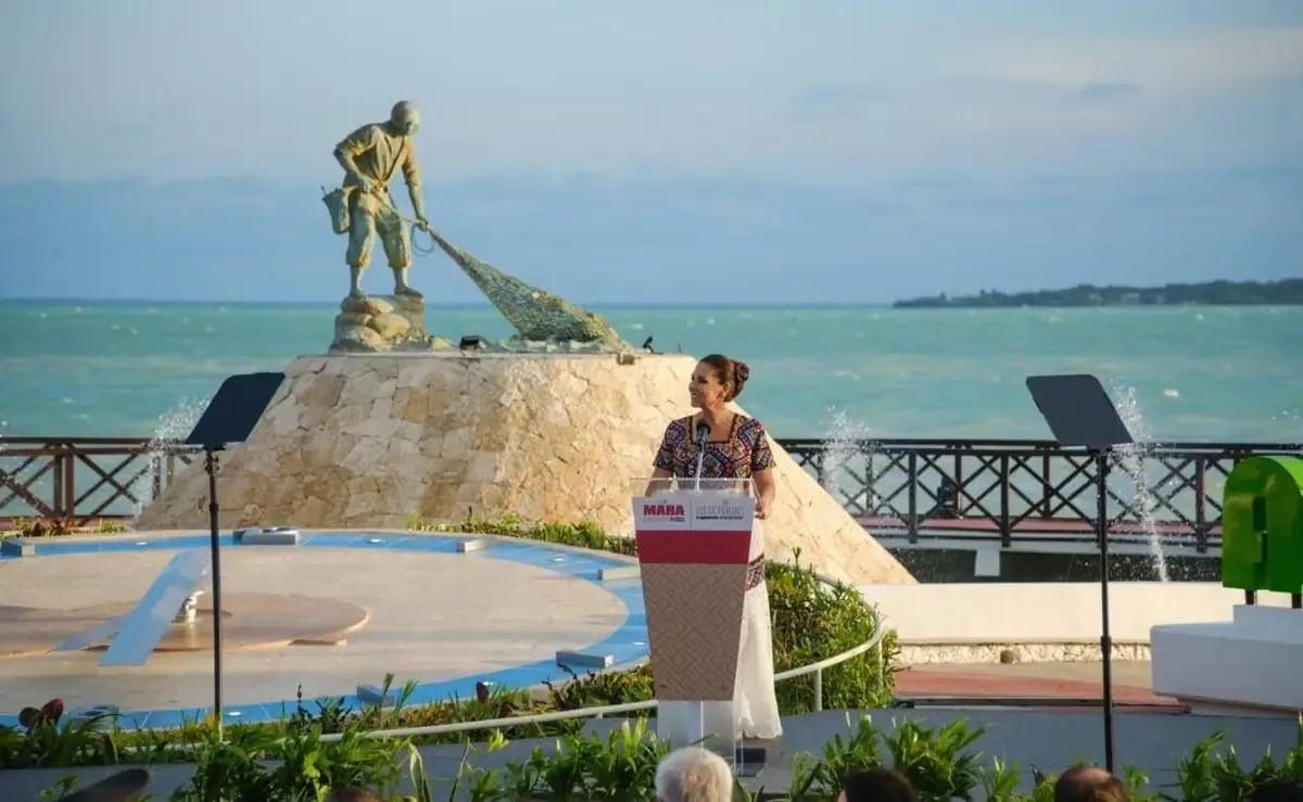 La gobernadora de Quintana Roo destaca reducciones de deuda y logros en obra pública.