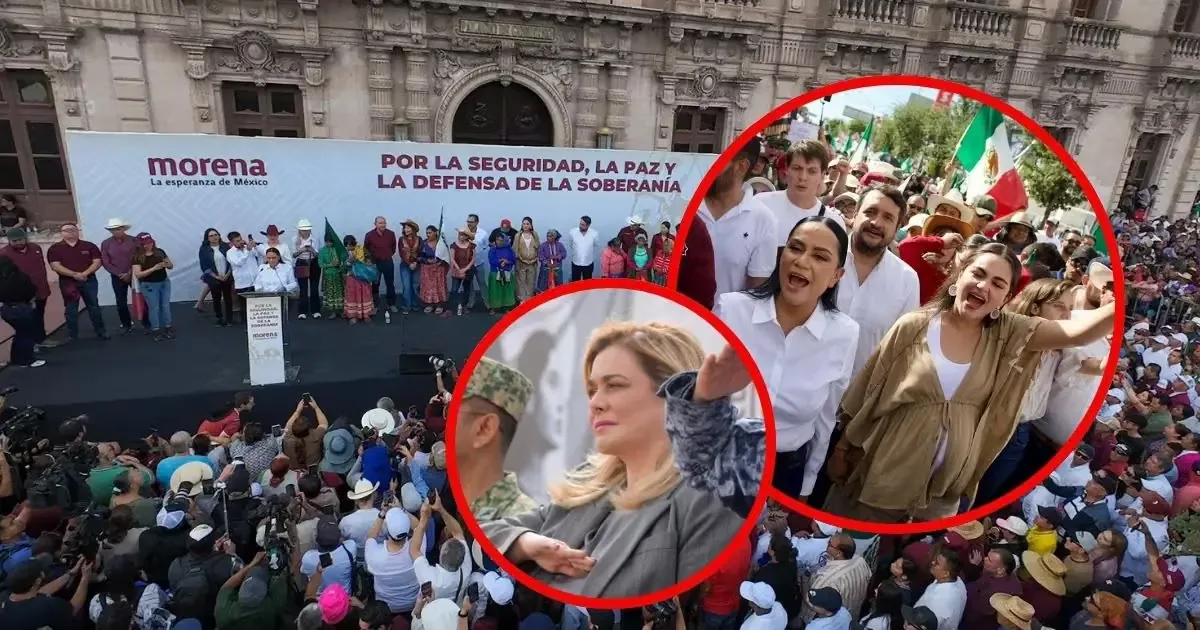 La movilización para exigir juicio político contra Maru Campos no alcanzó la meta esperada de 200 mil participantes.