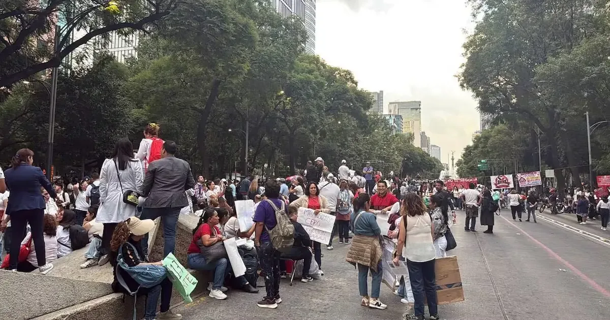 La marcha de la Unión de Sindicatos de la Salud afecta la circulación en diferentes puntos de la ciudad.