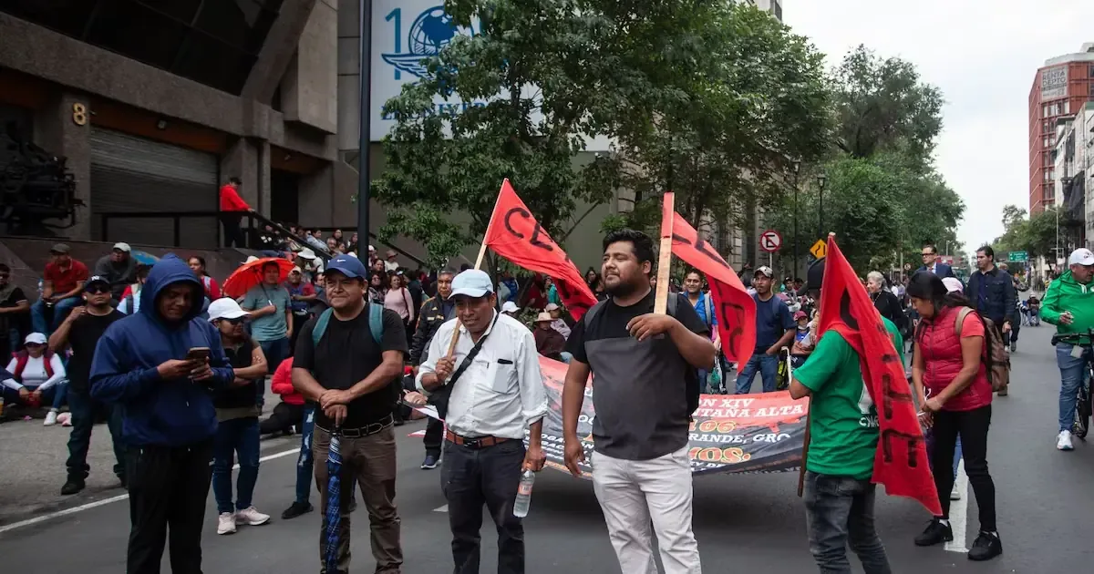 Varias manifestaciones afectarán la movilidad en la Ciudad de México.