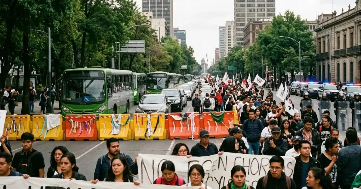 Estudiantes del IPN y otros colectivos se manifestarán hoy, afectando varias alcaldías.