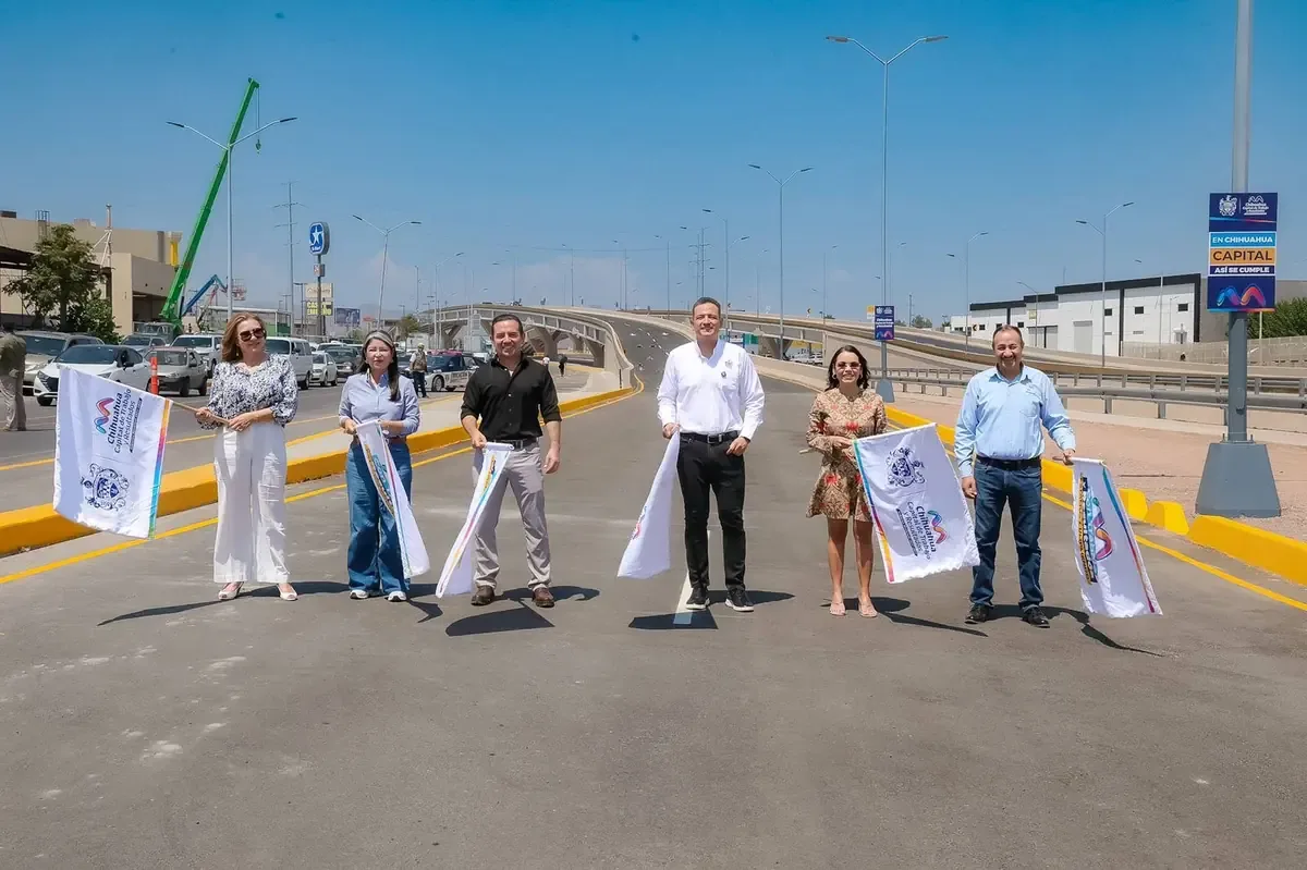 La nueva infraestructura mejorará la movilidad en una zona industrial clave de Chihuahua Capital.