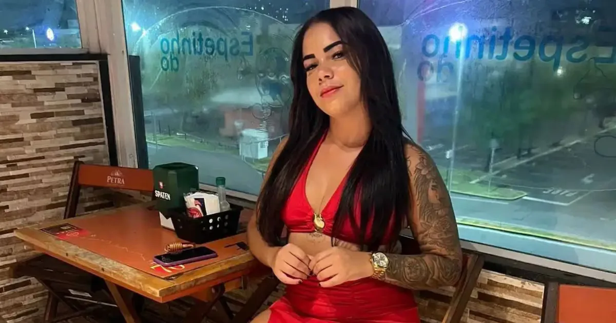 Maria Luiza Costa da Silva, influencer brasileña, durante un evento en Recife.