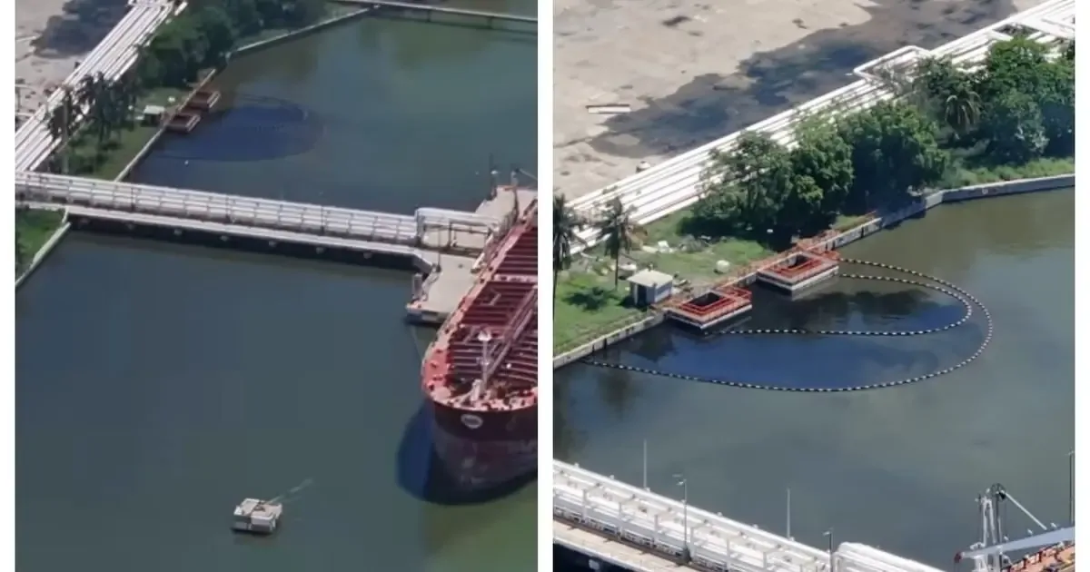 La Secretaría de Marina presiona a reporteros para borrar evidencia de contaminación en el río Pánuco.