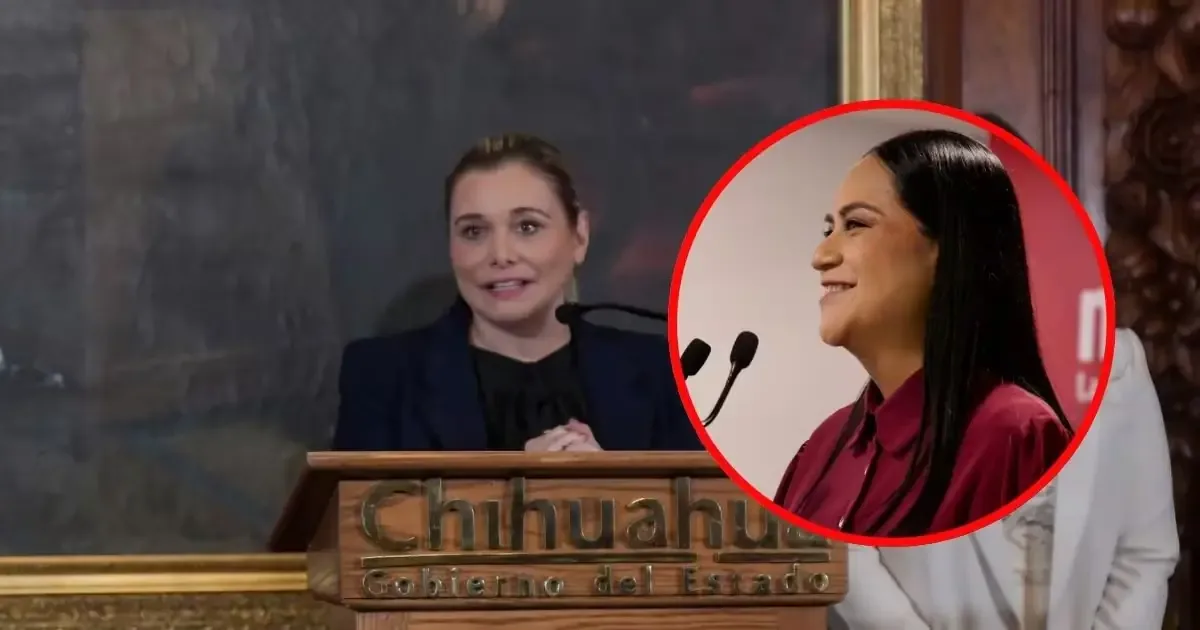 La gobernadora de Chihuahua defiende su gestión y destaca operativos contra el crimen organizado.