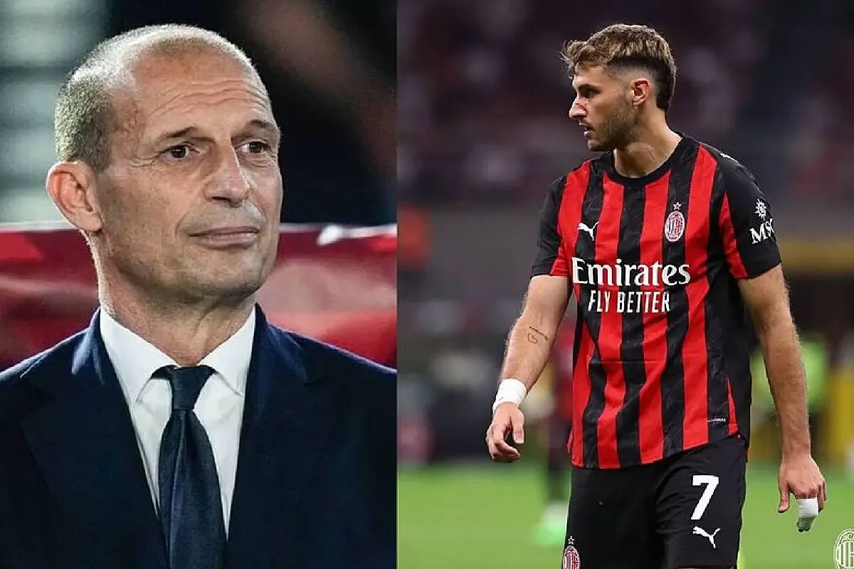 Massimiliano Allegri habla sobre la recuperación de Santiago Giménez tras su lesión.