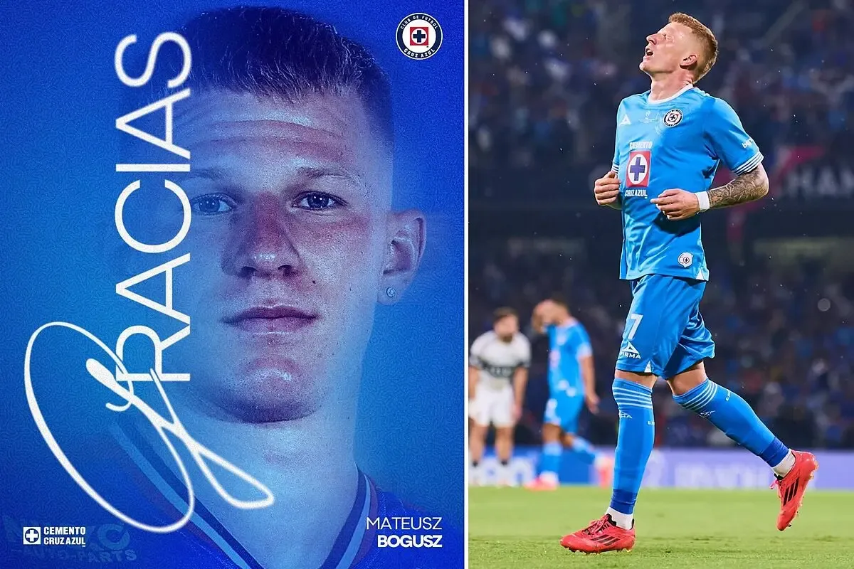 Mateusz Bogusz se despide de Cruz Azul tras un año de desempeño mixto.