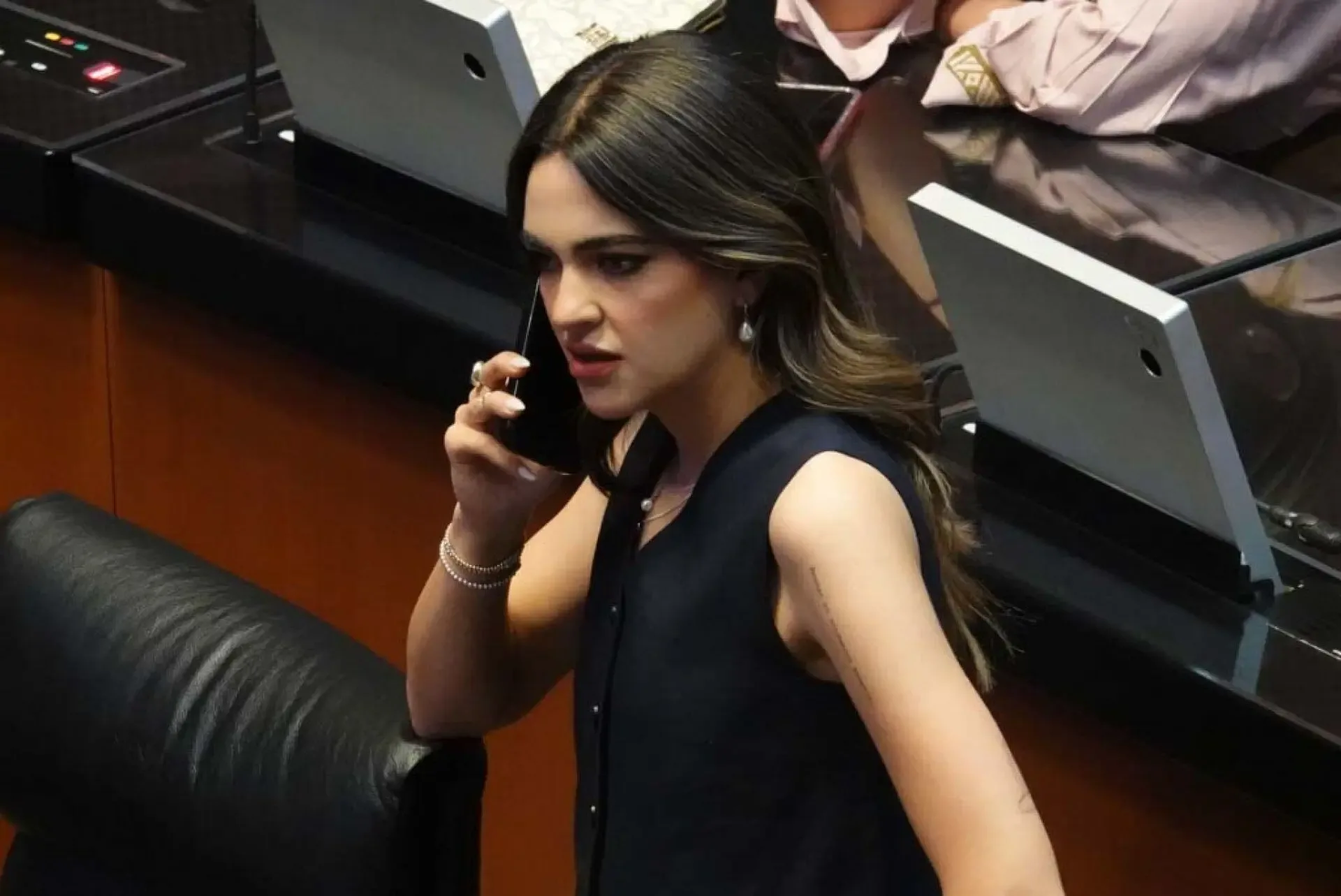Medidas cautelares del Tribunal Electoral contra la senadora Andrea Chávez.