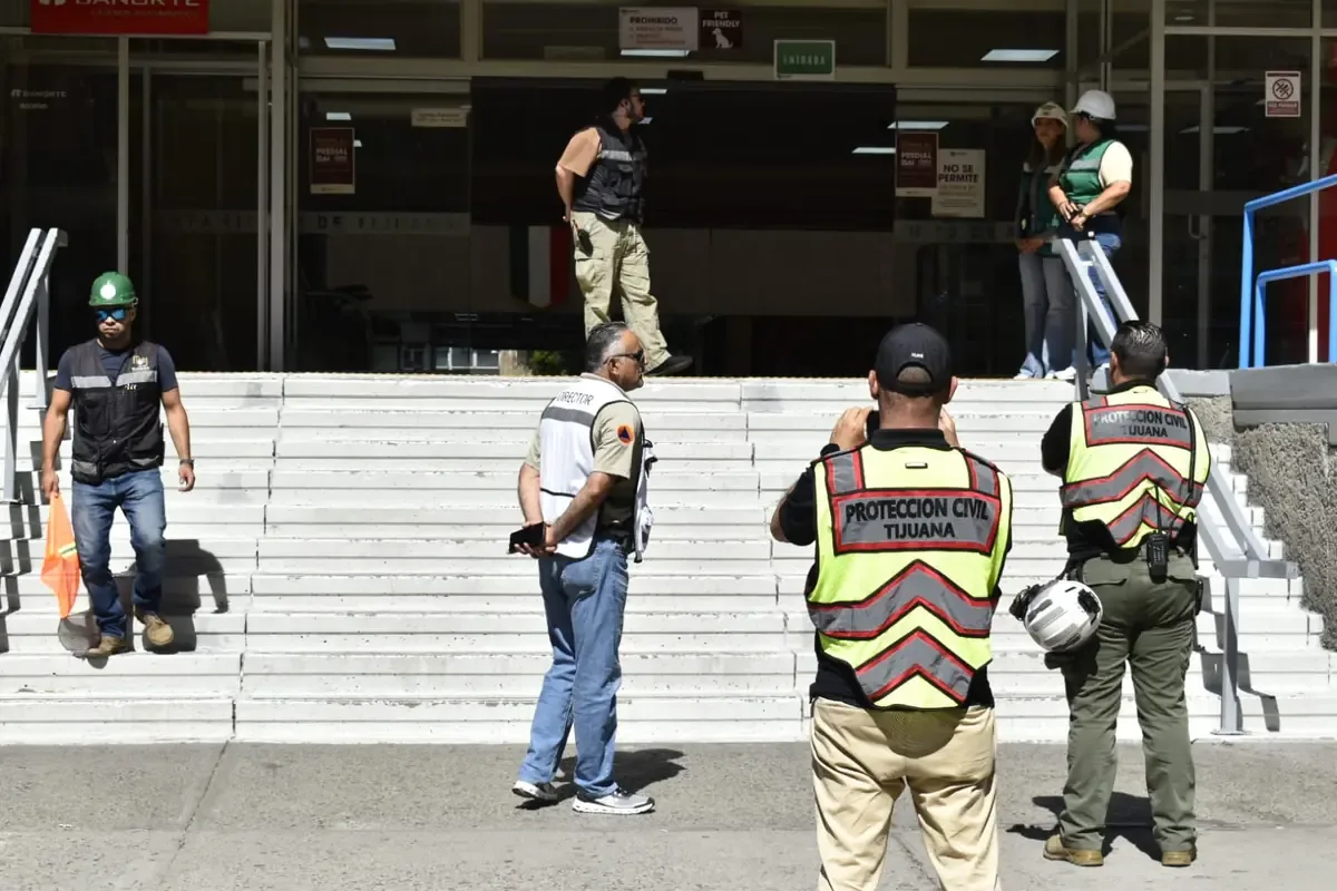 La participación de la ciudadanía destaca en el segundo simulacro nacional de sismo en Tijuana.
