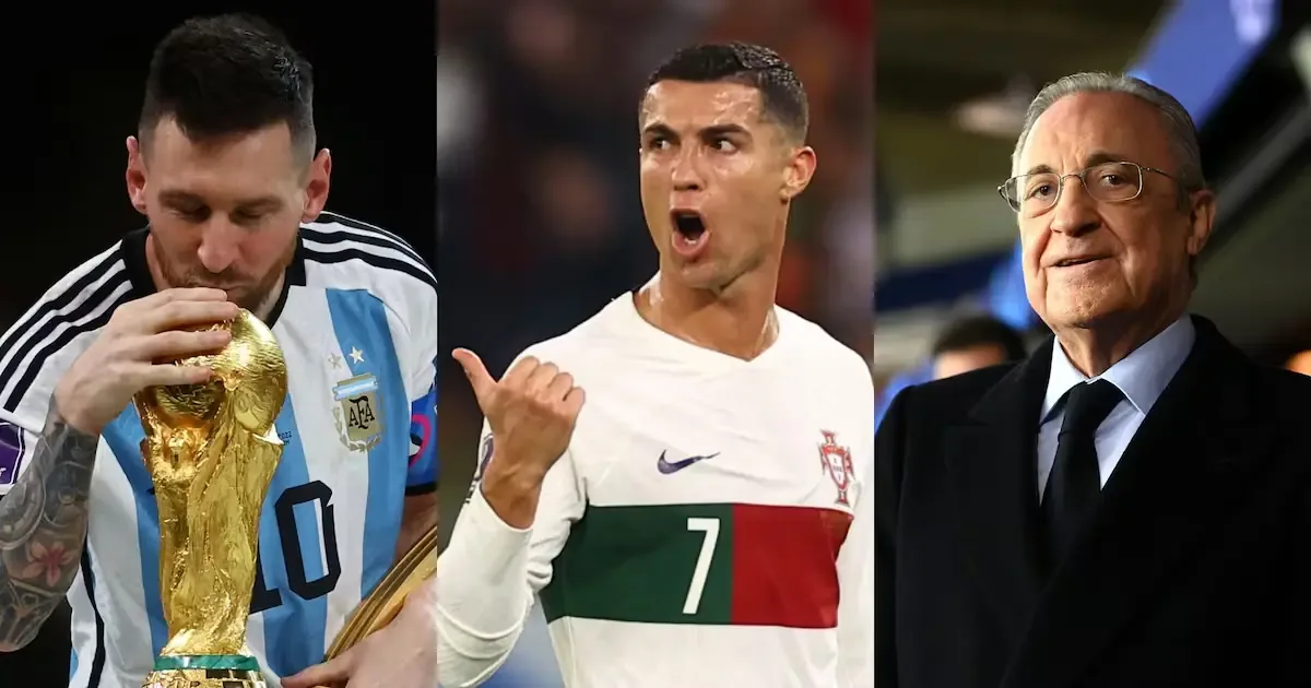 Lionel Messi y Florentino Pérez destacan por su inmensa fortuna y éxito en fútbol y negocios.