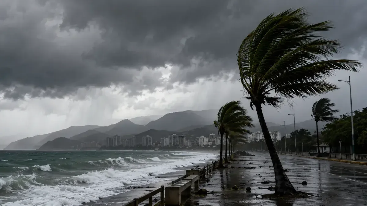 Las autoridades llaman a la población a extremar precauciones frente al inminente impacto del fenómeno meteorológico.