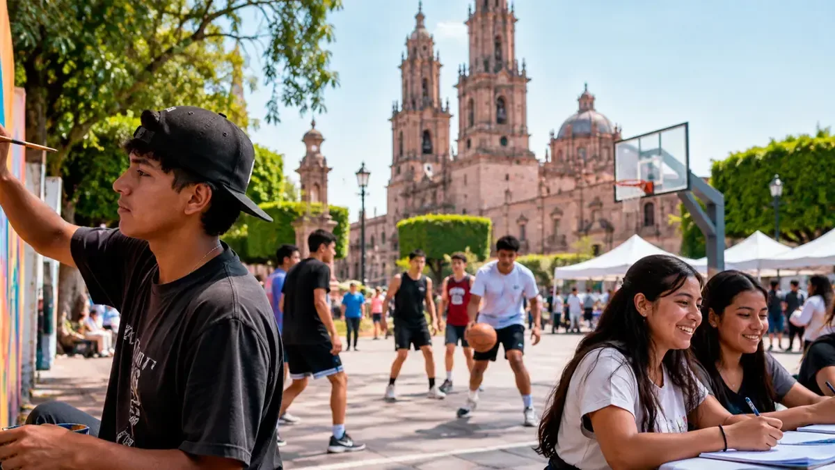 El programa promueve la cultura y el deporte para alejar a jóvenes de situaciones delictivas.