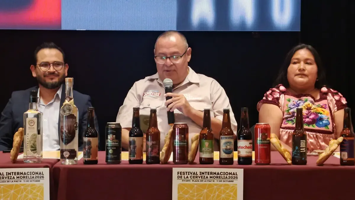 El Festival Internacional de la Cerveza Morelia resalta la producción local y la importancia del evento cervecero.