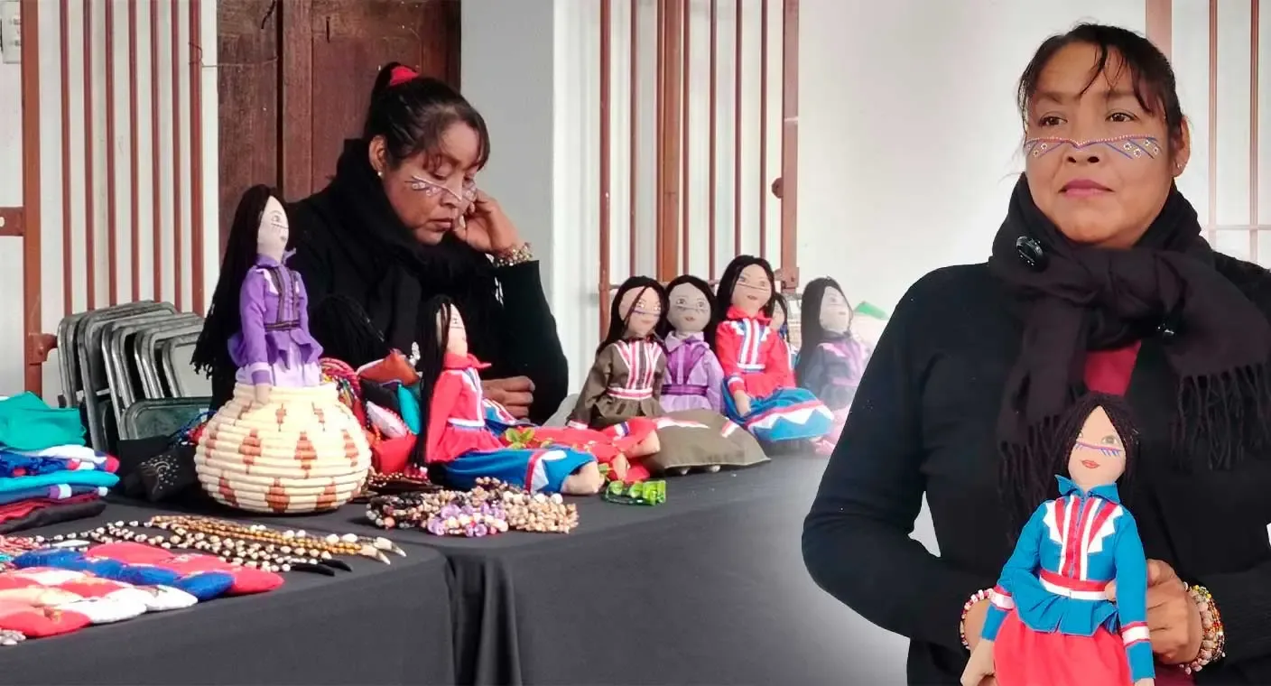 Mina Barnet presenta sus muñecas Seri en el FAOT 2026 en Sonora.