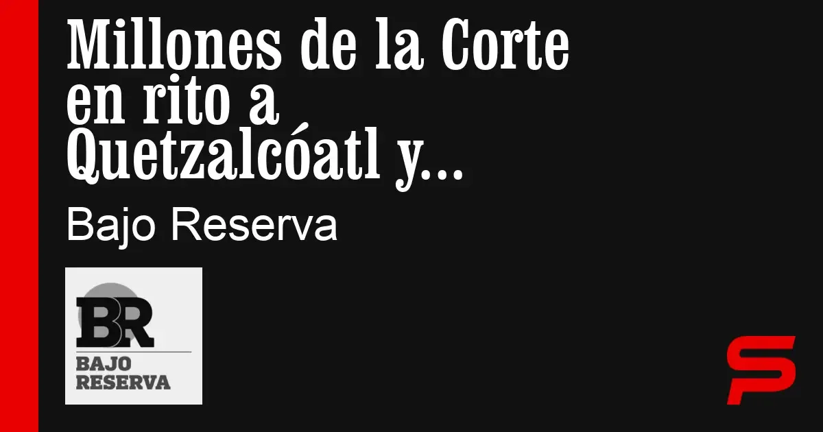Ministros de la Suprema Corte durante un polémico evento.