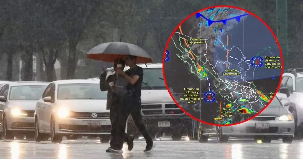 El monzón mexicano y la inestabilidad atmosférica afectan el clima en varios estados.