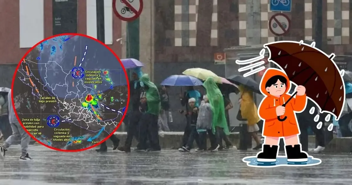 La alerta ante lluvias intensas y temperaturas extremas afecta múltiples entidades del país.