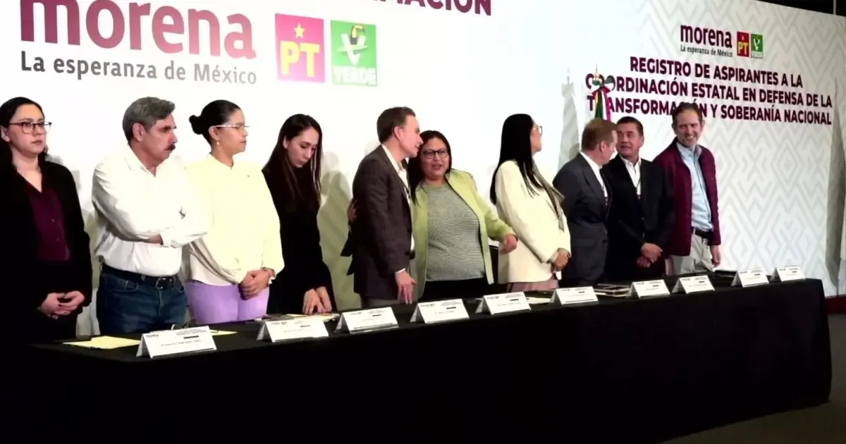 El proceso de inscripción para coordinaciones estatales de Morena avanza con una participación significativa en varias entidades federativas.