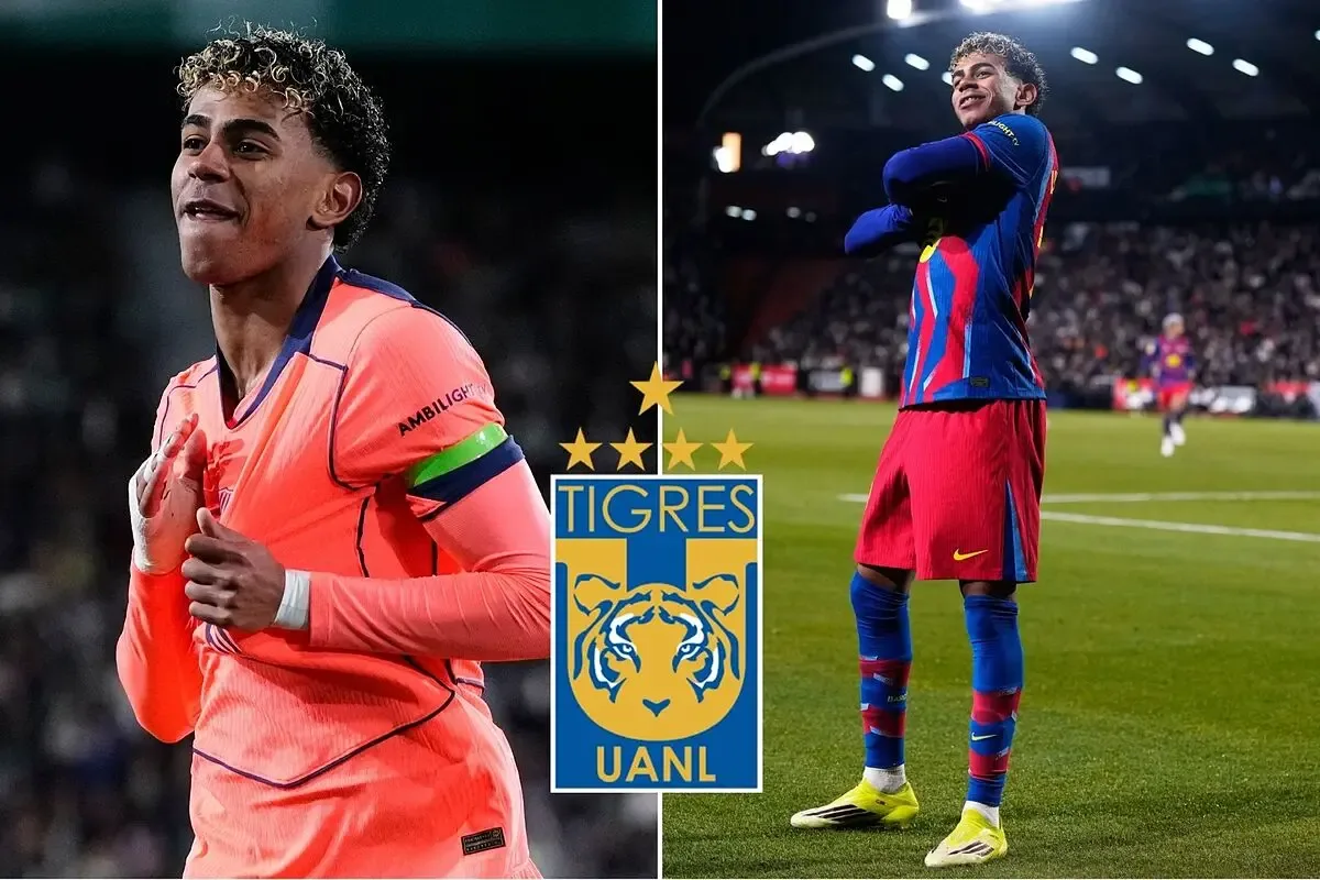 Mounir Nasraoui vistiendo los colores de Tigres en un video viral.
