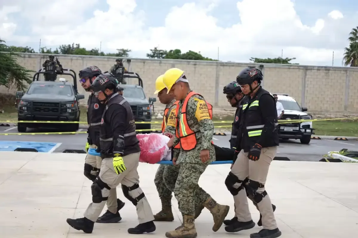 El simulacro se realizó en 11 municipios para evaluar tiempos de evacuación ante un sismo hipotético de magnitud 7.0.