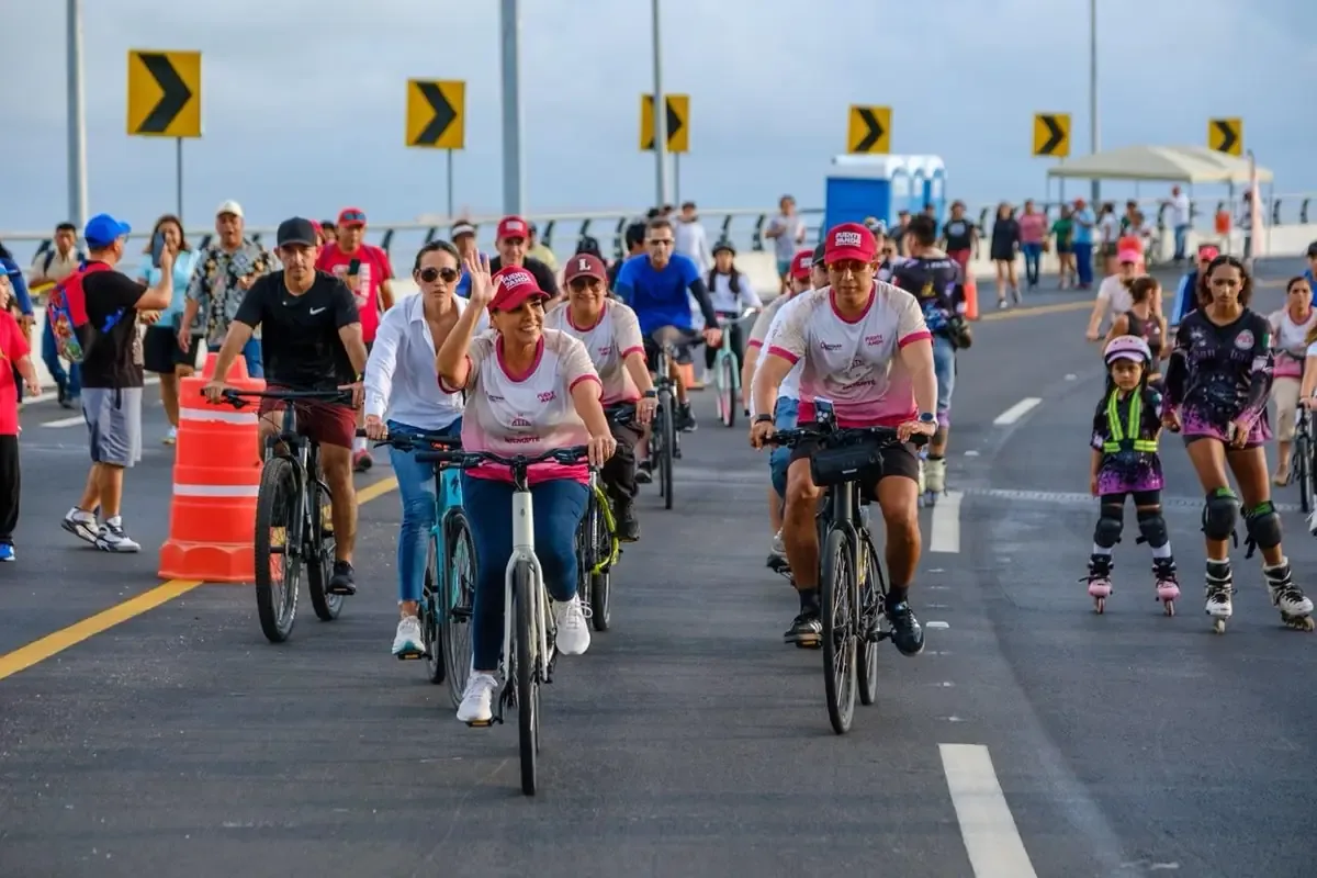 El programa "PuenteyAndo" promueve el uso recreativo del Puente Nichupté en Cancún.