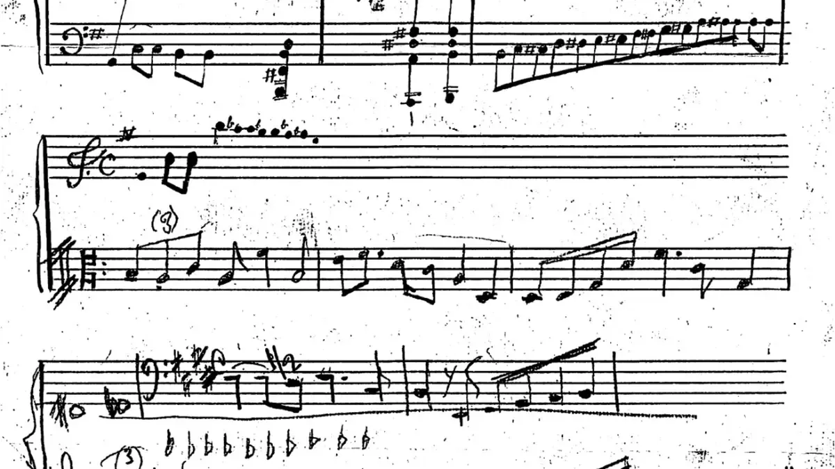 La partitura "Canción de invierno" muestra el talento musical del reconocido poeta español.