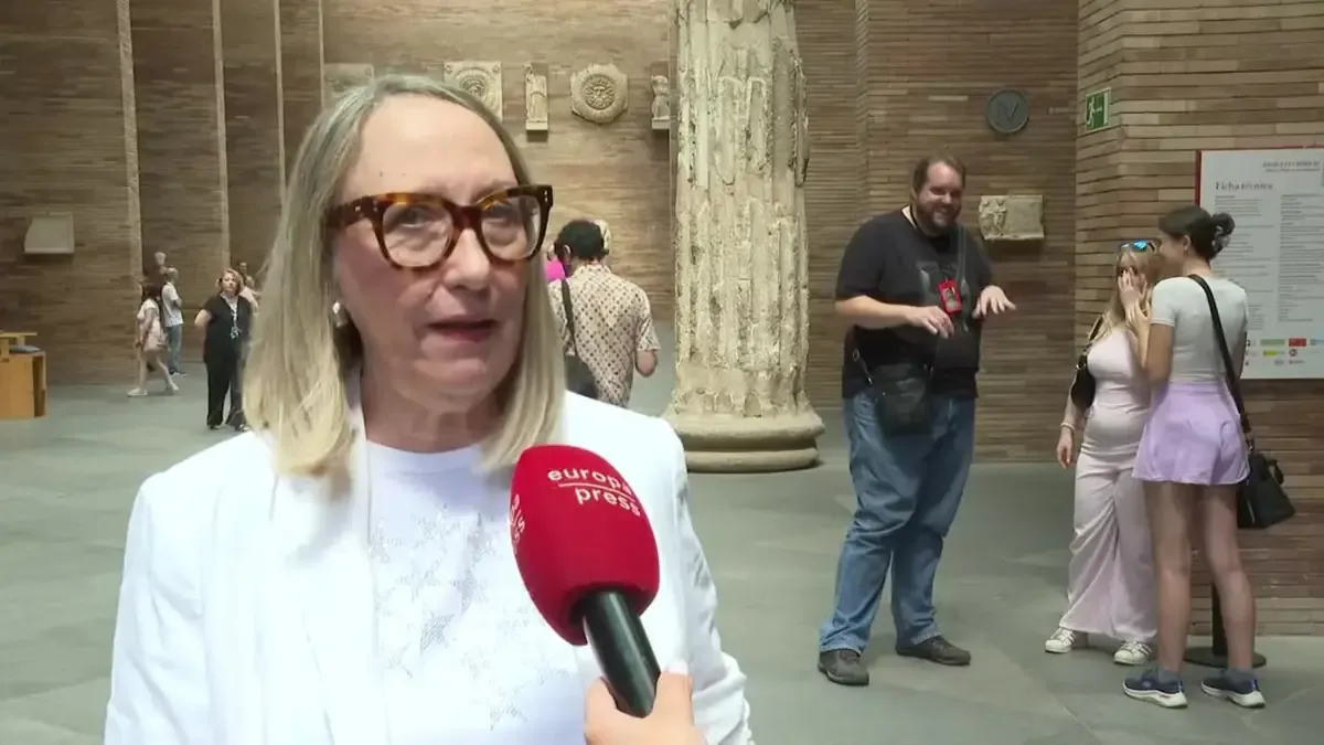 La directora del Museo Nacional de Arte Romano destaca el valor artístico de la música y danza en las celebraciones romanas.