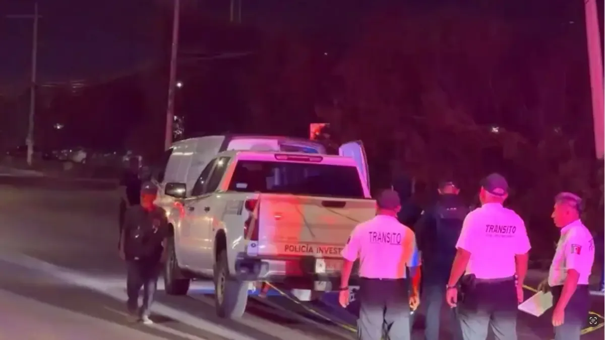 Un hombre fue arrollado por un vehículo que se dio a la fuga en Matamoros, provocando su fallecimiento en el lugar.