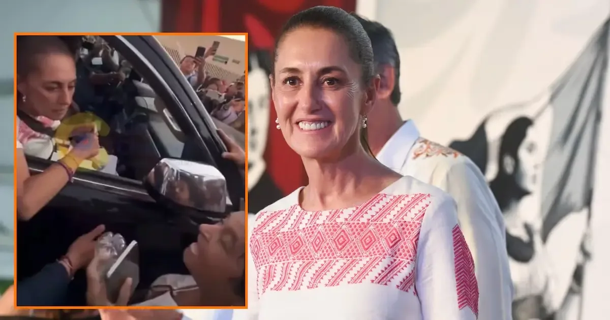 El reclamo ciudadano pone de relieve la tensión durante la gira de la presidenta en Tamaulipas.