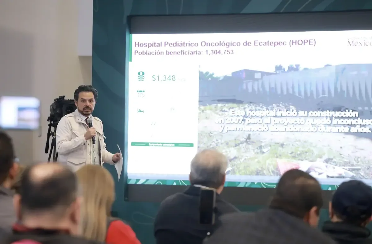Esta inversión busca ampliar la infraestructura médica en el oriente del Estado de México.