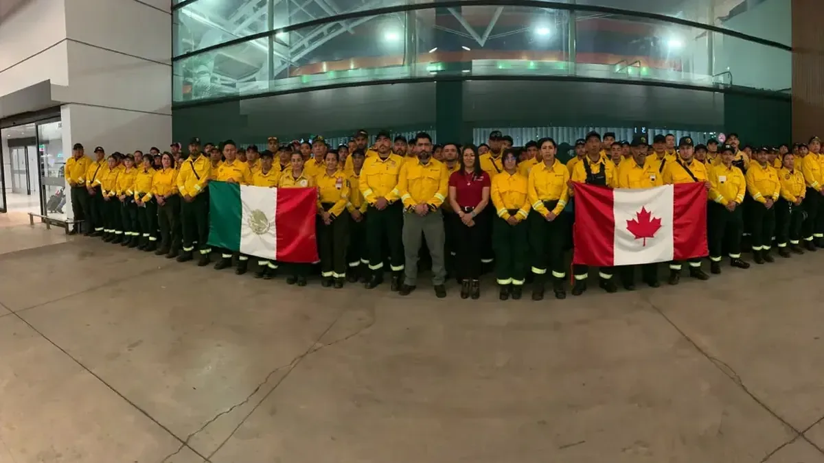 La acción busca apoyar a Canadá en la lucha contra incendios forestales activos en su territorio.