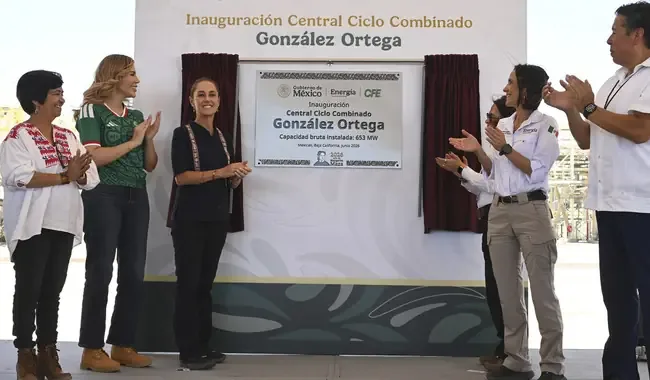 La inauguración de la Central González Ortega en Baja California destaca la estrategia de energía sustentable y justicia social.