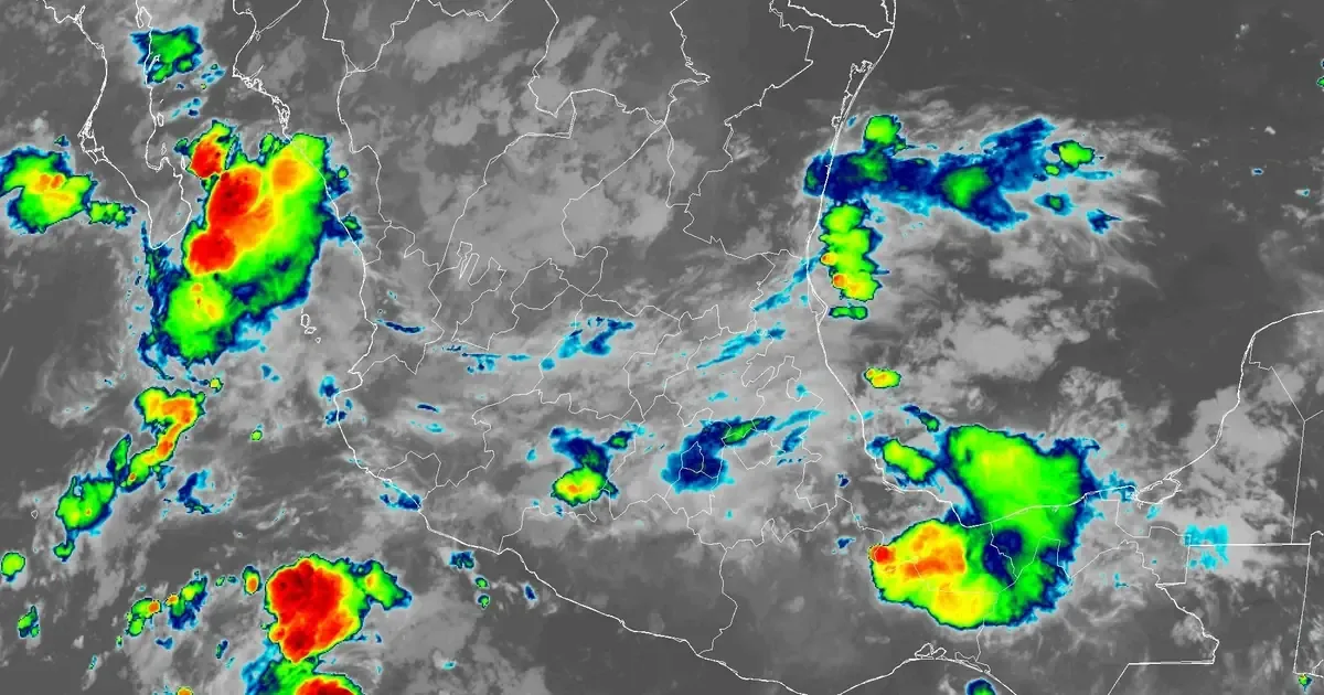 Nueve estados del país enfrentan condiciones climáticas adversas con lluvias y granizo este 7 de septiembre, afectando actividades diarias.