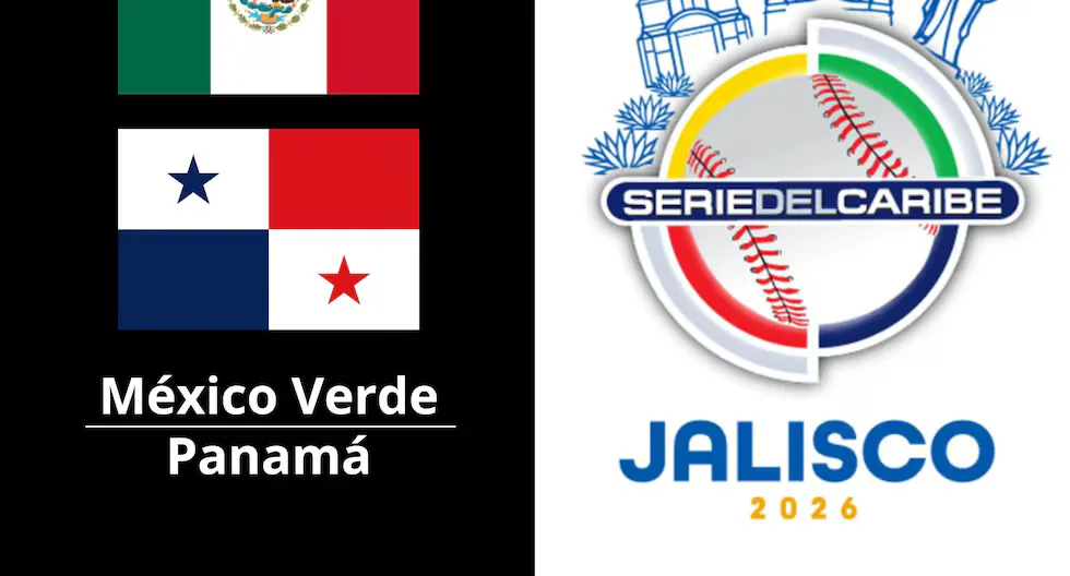 México Verde juega contra Panamá en la Serie del Caribe 2026.