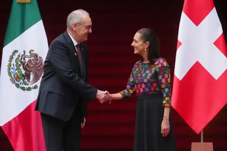 La Presidenta Sheinbaum y el Presidente Parmelin destacan la importancia del acuerdo comercial y la cooperación multilateral.
