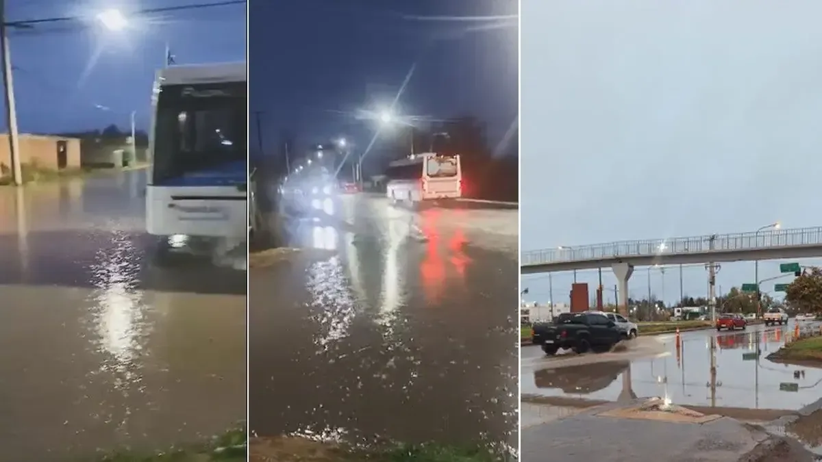 Las precipitaciones han anegado calles y provocado advertencias en la región.