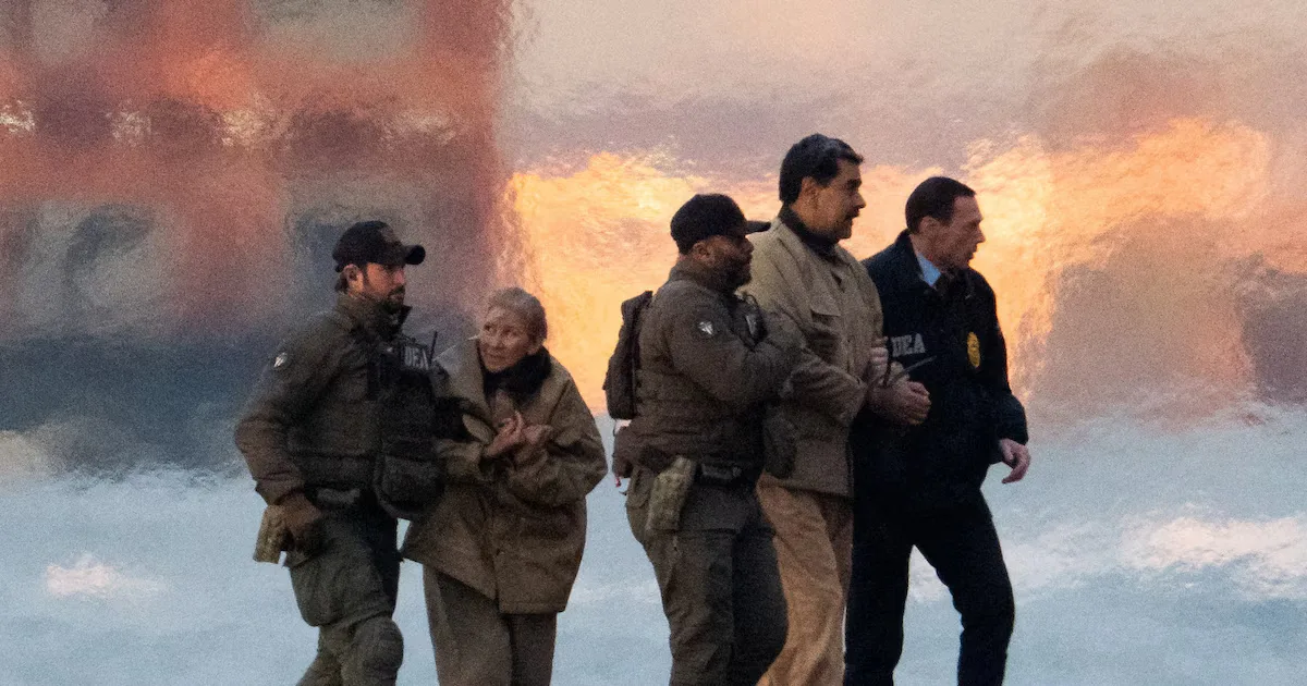 Nicolás Maduro y Cilia Flores en el Metropolitan Detention Center de Brooklyn.