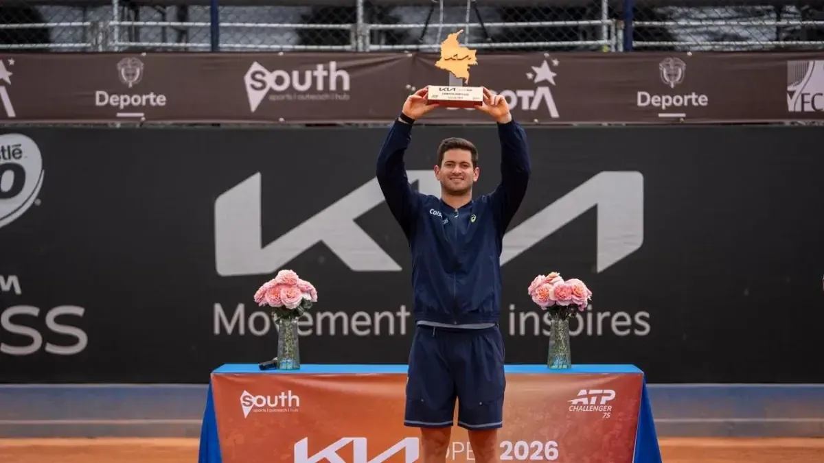 El colombiano Mejía se lleva el título en el Open Bogotá y suma un nuevo trofeo al circuito Challenger ATP.