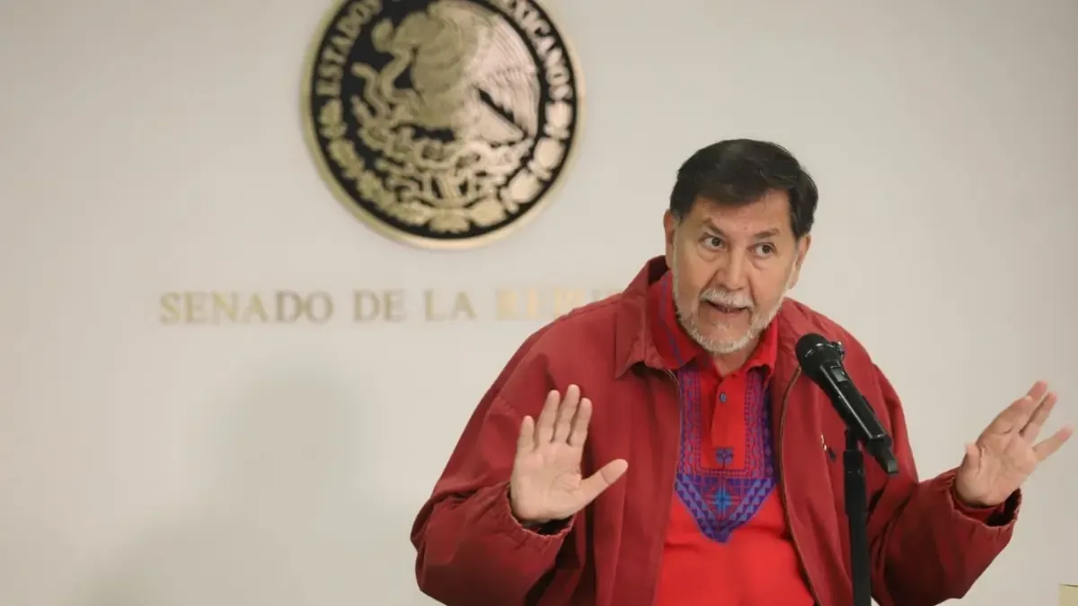 Gerardo Fernández Noroña cuestiona las afirmaciones del PAN sobre vínculos de Rocha Moya con la delincuencia organizada.