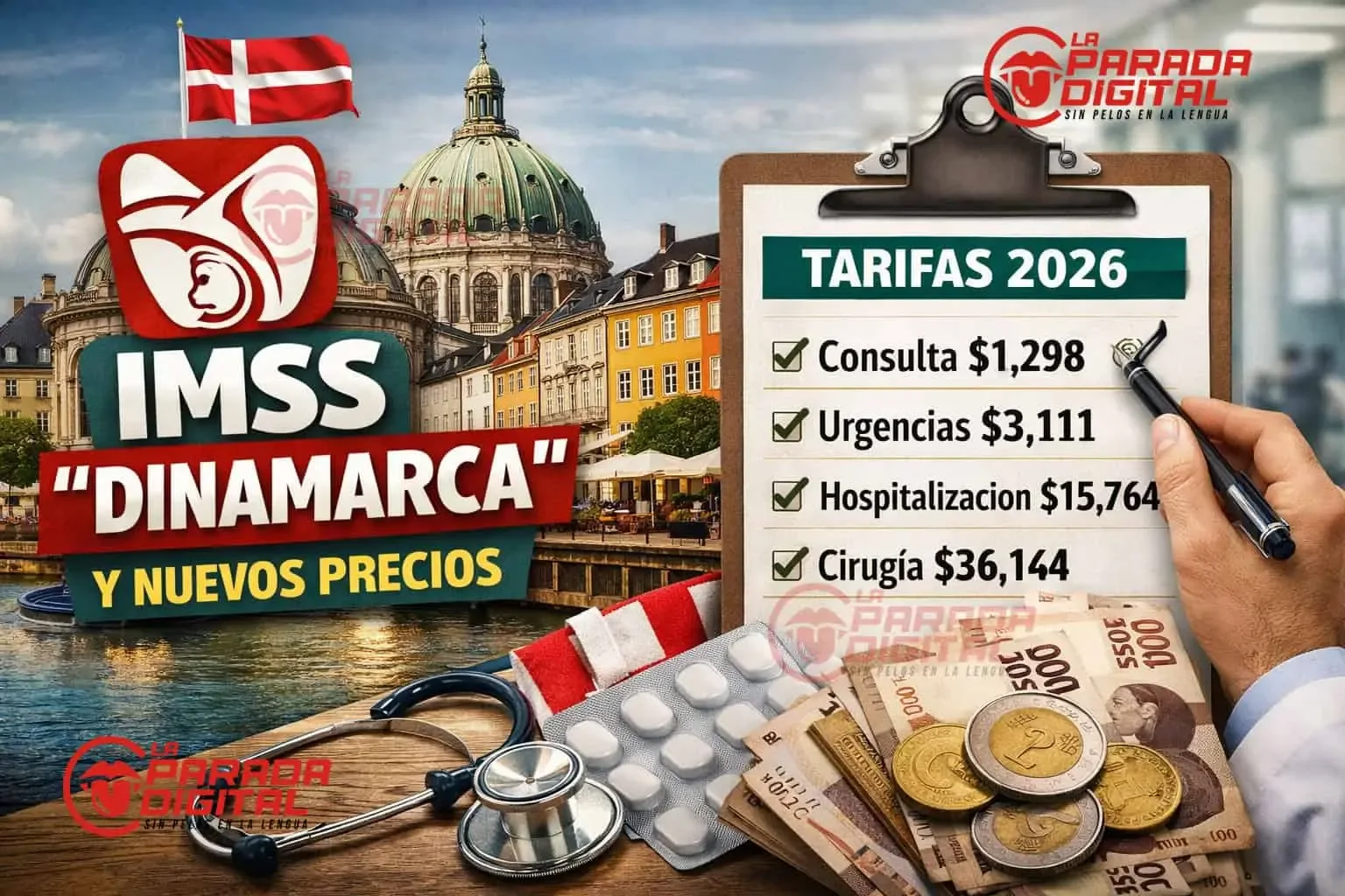 Nuevas tarifas del IMSS para 2026 generan preocupación entre no derechohabientes.