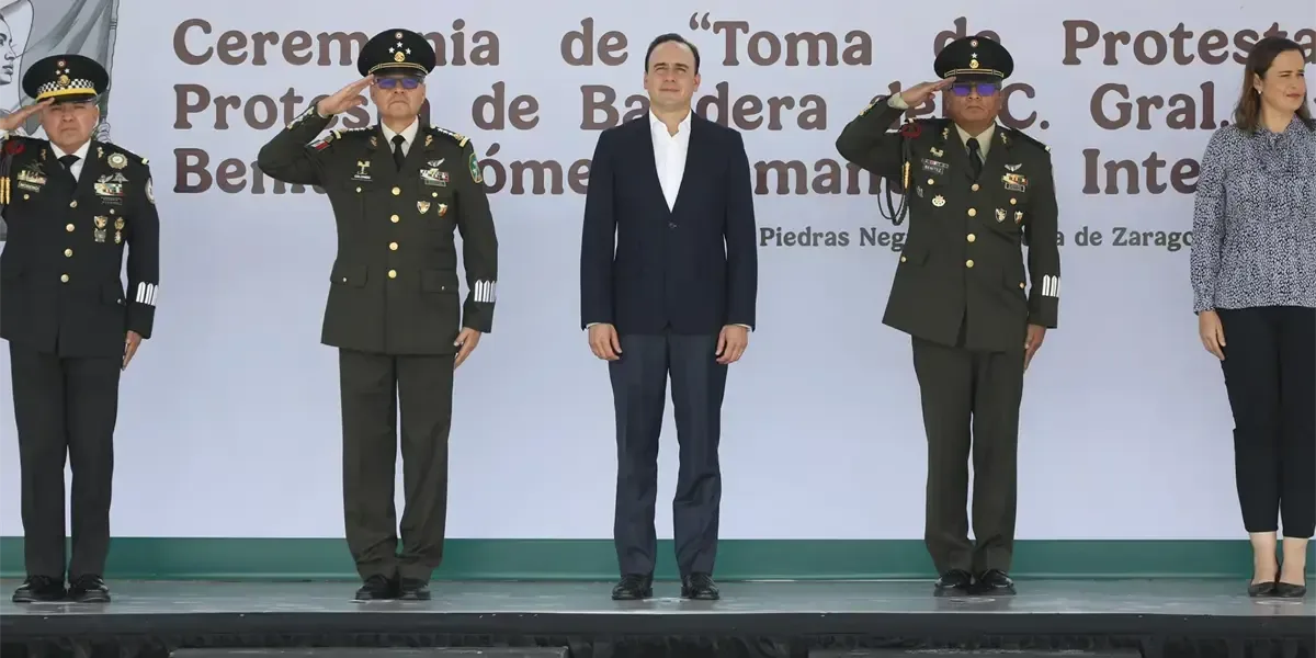 La toma de protesta del nuevo comandante resalta la colaboración en seguridad en Coahuila.