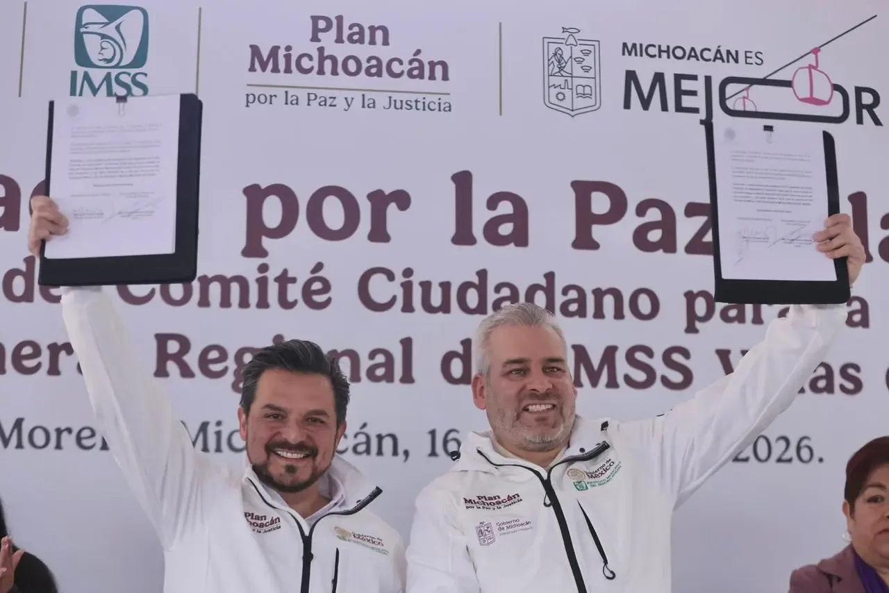 Nuevo hospital del IMSS en Villas del Pedregal, anunciado por el gobernador Alfredo Ramírez Bedolla.