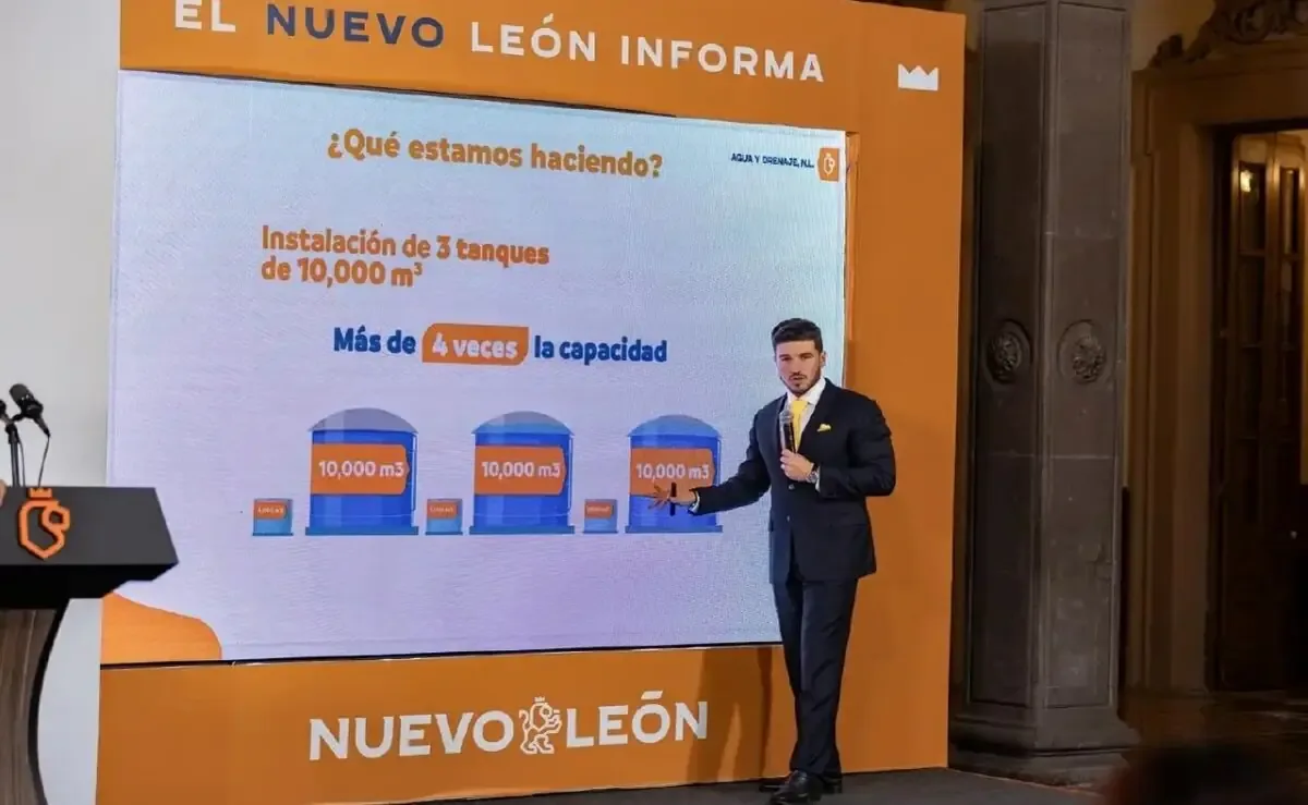 La administración de Nuevo León destaca avances en infraestructura hídrica y el manejo eficiente del agua.