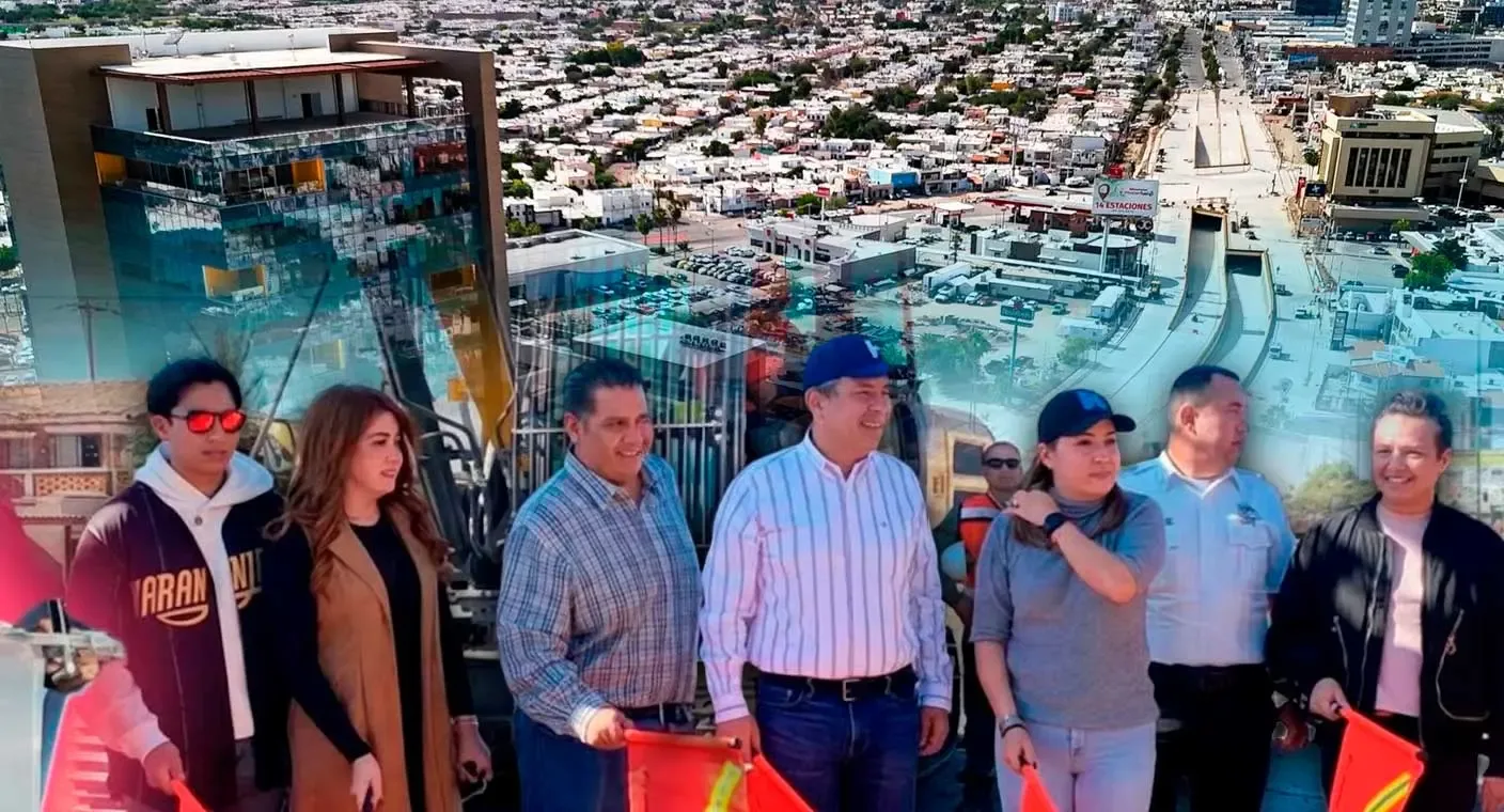Nuevo paso a desnivel en Colosio y Solidaridad, Hermosillo, mejora el tráfico.